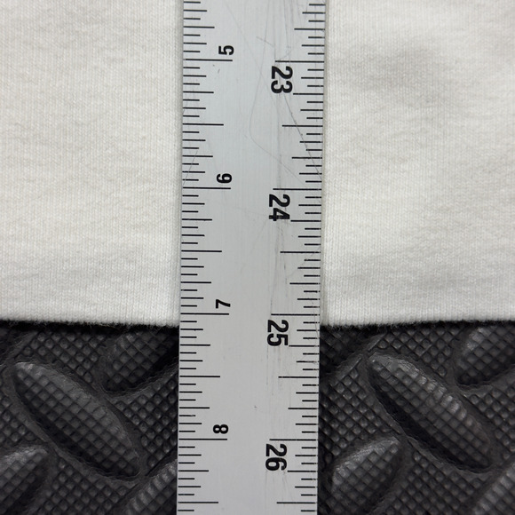 DKNY Sweatshirt Women's XL White Logo Long Sleeve Crew Neck Pullover Gorpcore - Picture 5 of 6